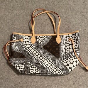 Black and White Polka Dot Tote